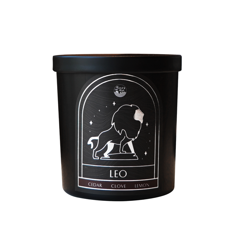 Leo Zodiac Candle