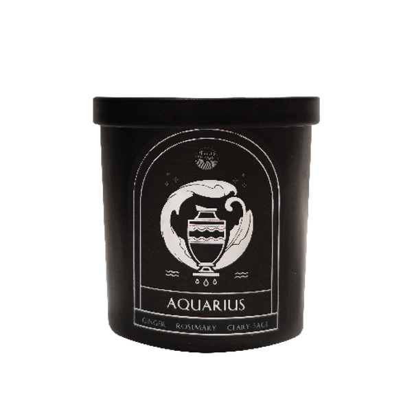 Aquarius Zodiac Candle