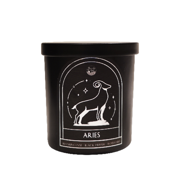 Aries Zodiac Candle