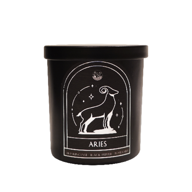 Aries Zodiac Candle