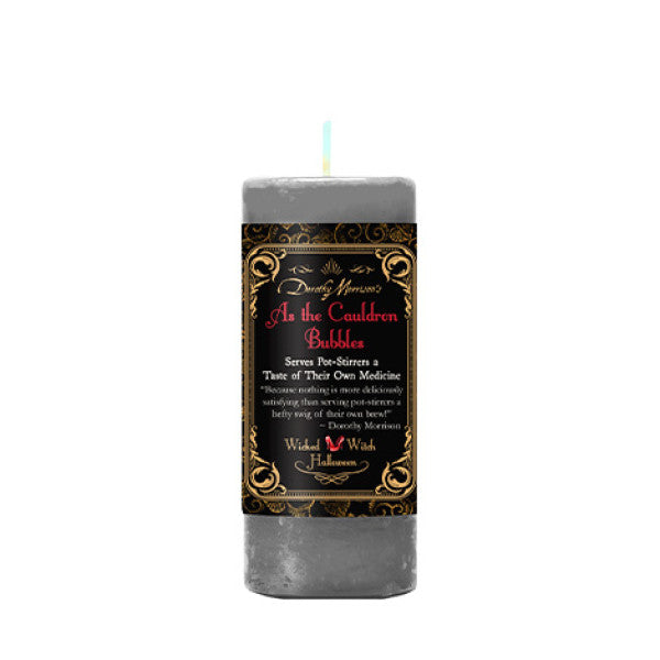 Wicked Witch Mojo Candle - As the Cauldron Bubbles