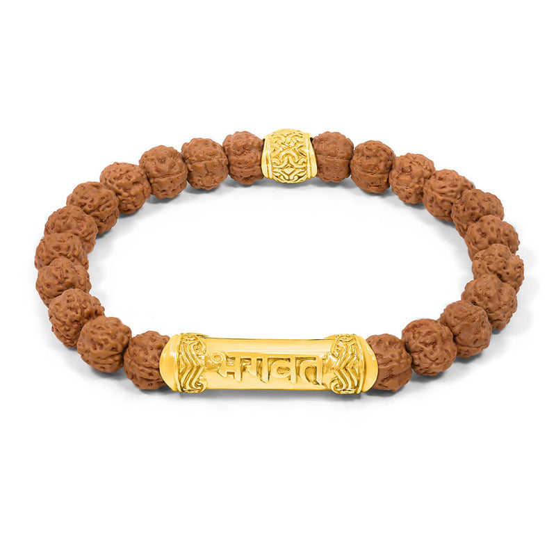 Mantra Bracelet Blessed Rudraksha