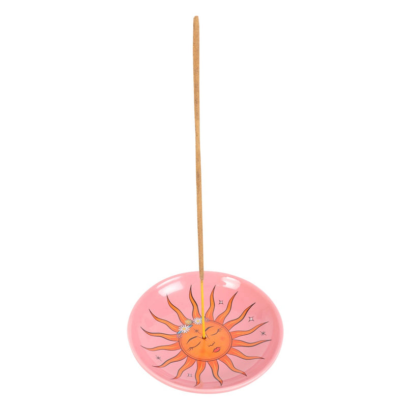 The Sun Ceramic Incense Holder