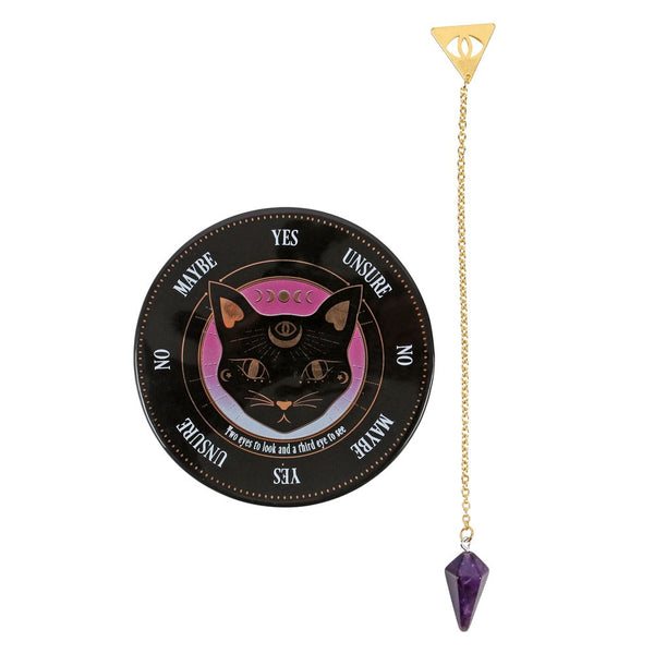 Mystic Mog Cat Pendulum Divination Kit