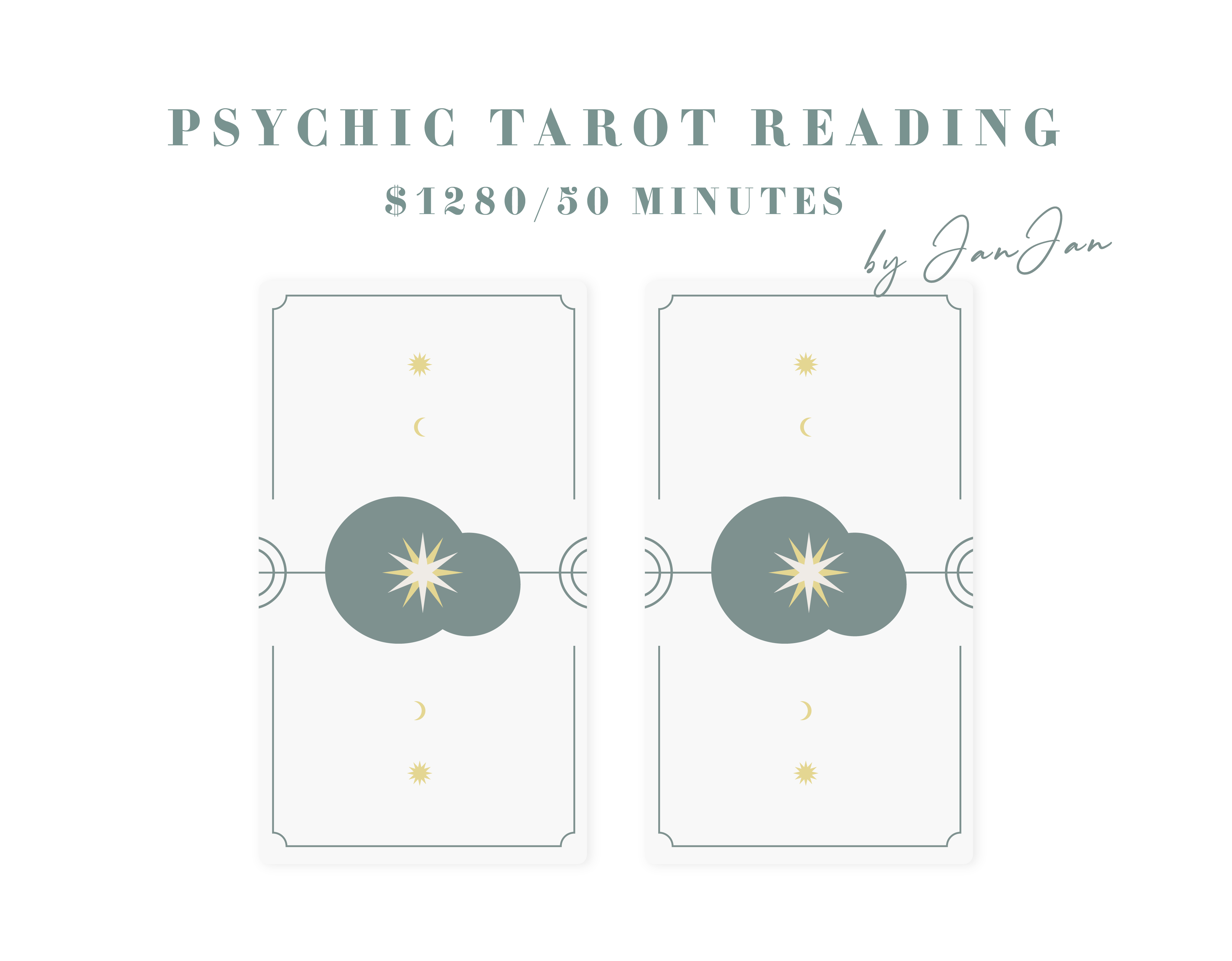 Psychic Tarot Reading By JanJan ($1280/ 50mins)