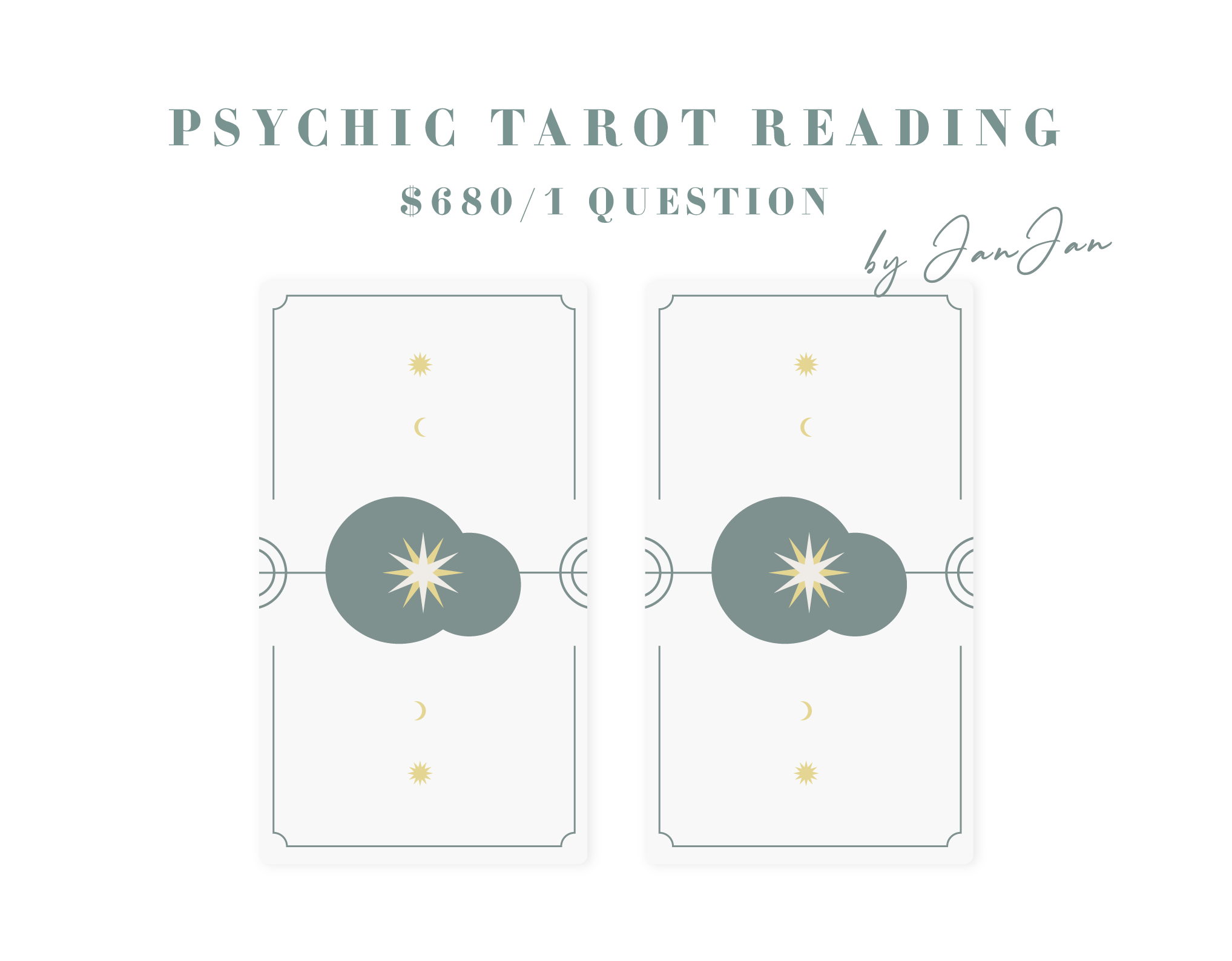 Psychic Tarot Reading By JanJan ($680/ 1 Question)