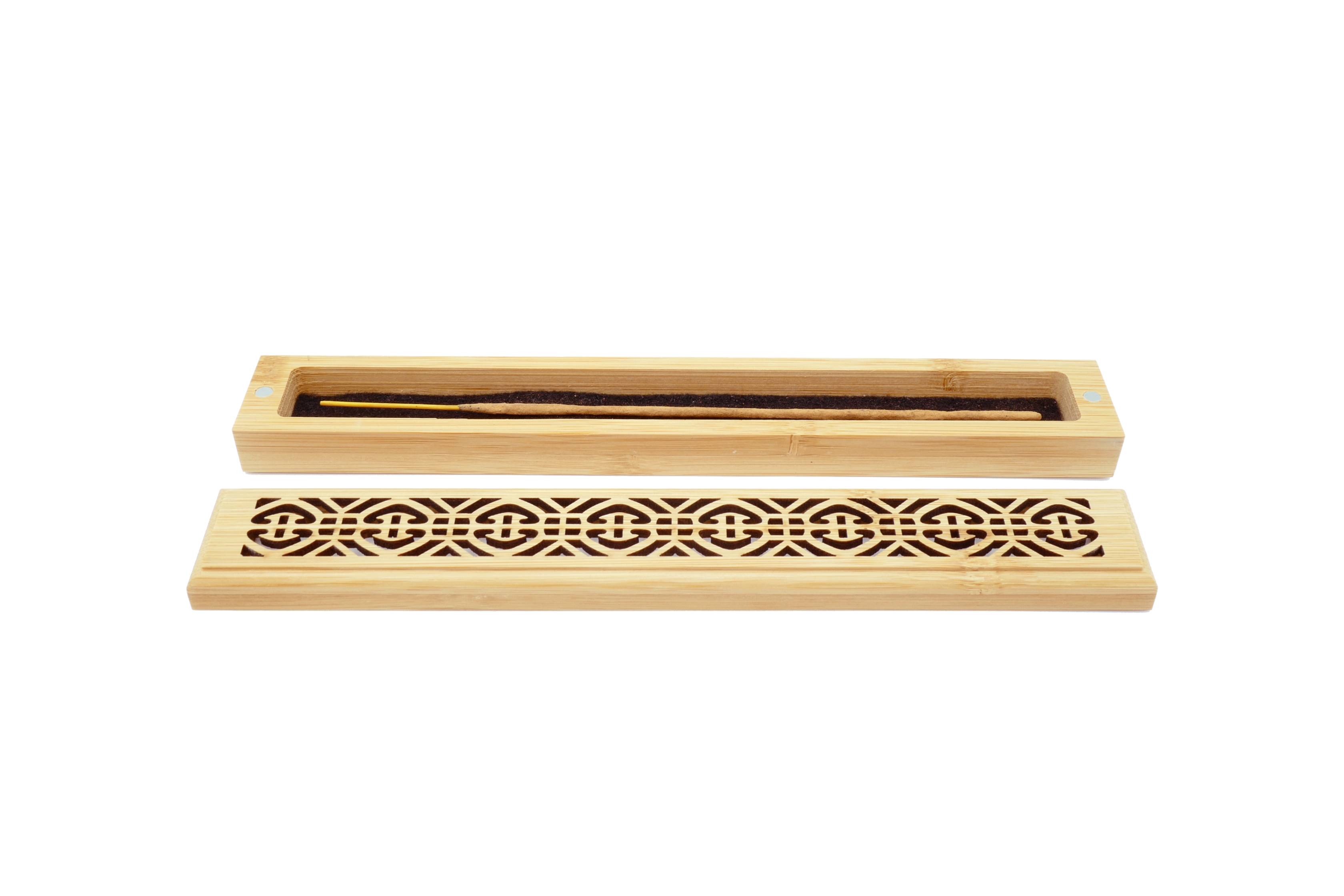 Bamboo Incense Stick Holder with Magnet